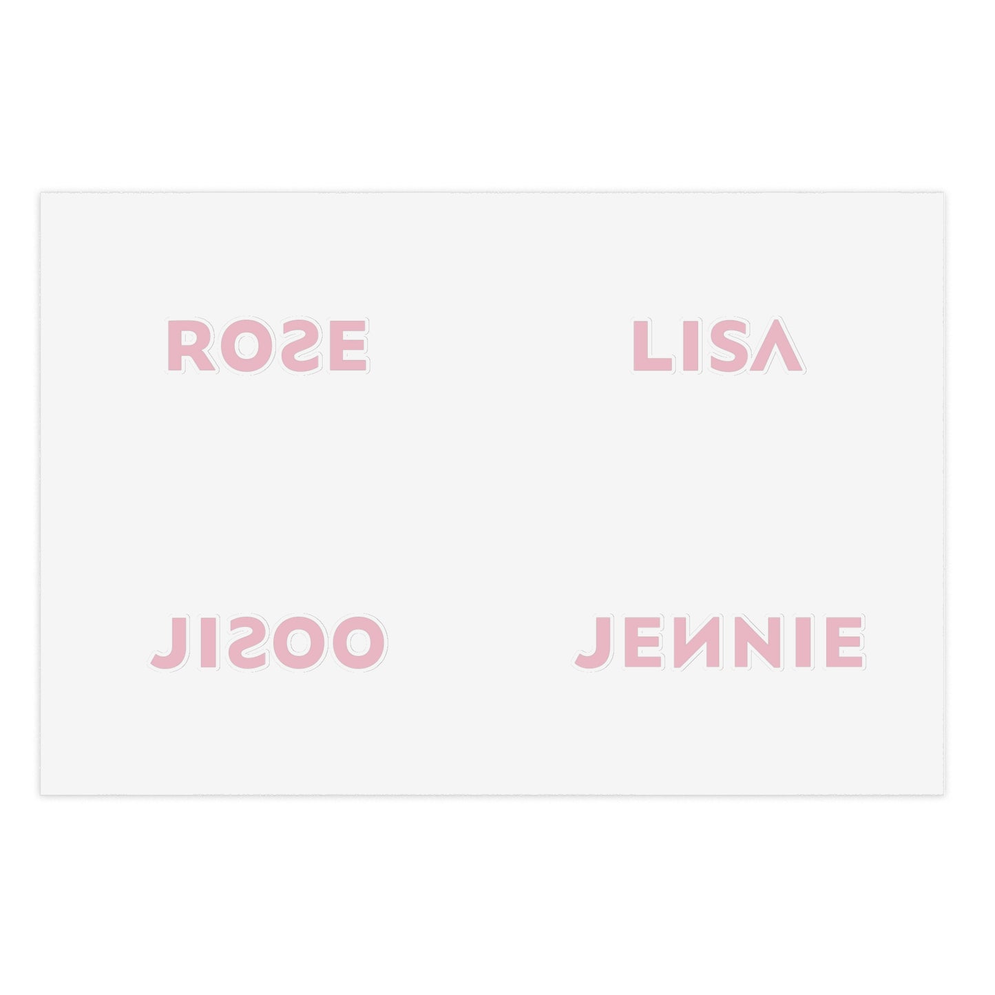ROSE, LISA, JISOO AND JENNIE - Sticker sheet