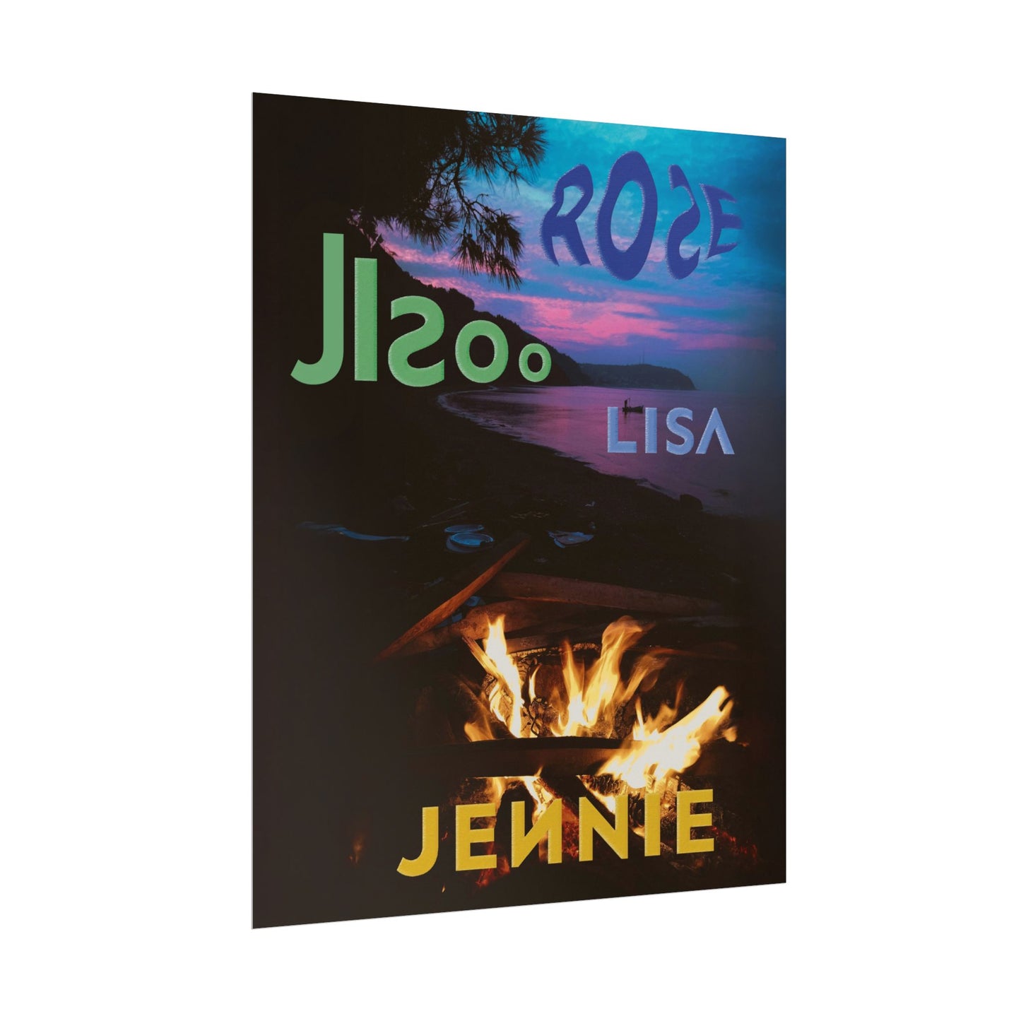 ROSE, JISOO, LISA AND JENNIE Elements - Poster