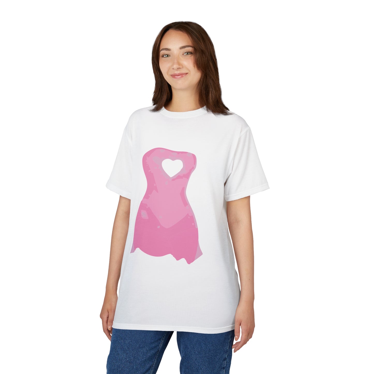 Pink Heart Dress - T-shirt