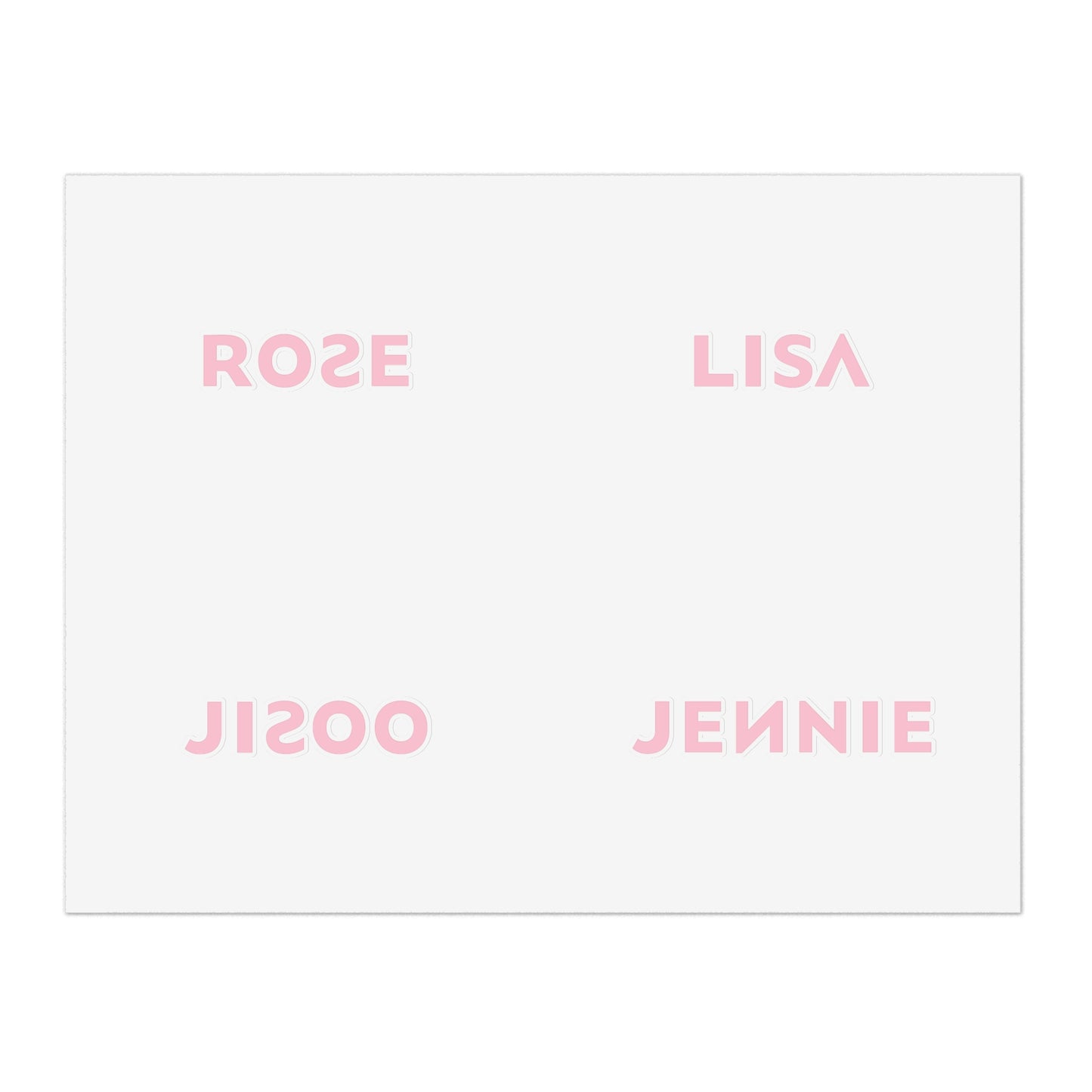 ROSE, LISA, JISOO AND JENNIE - Sticker sheet
