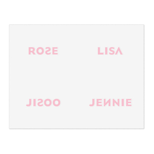 ROSE, LISA, JISOO AND JENNIE - Sticker sheet