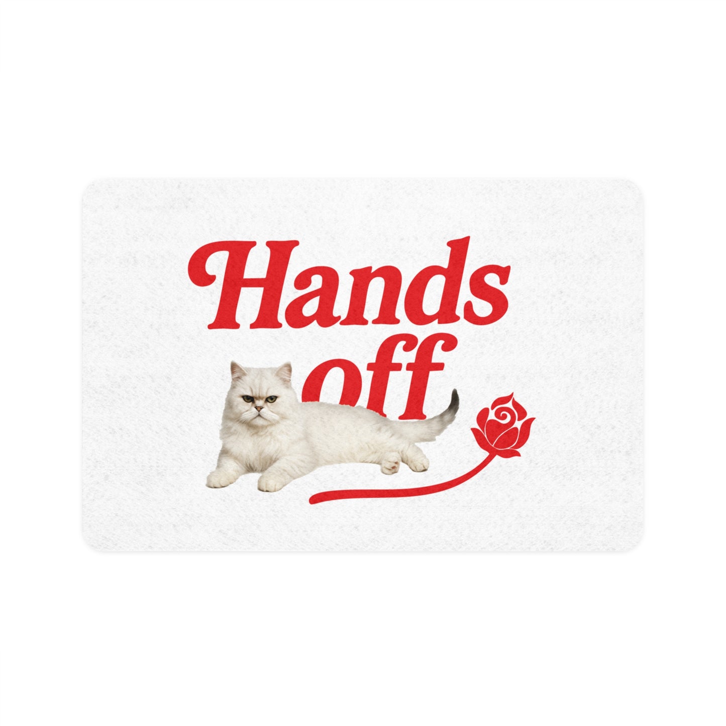 Hands Off - Pet Food Mat